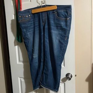 Melissa McCarthy cropped jeans